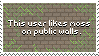 This user likes moss on public walls.